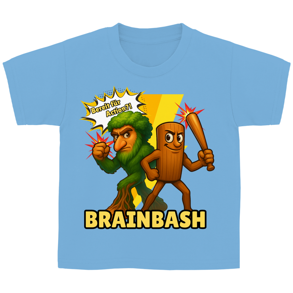 ✨BrainBash Kinder T-Shirt – Team Tung Tung Tung Sahur & Brr Brr Patapim