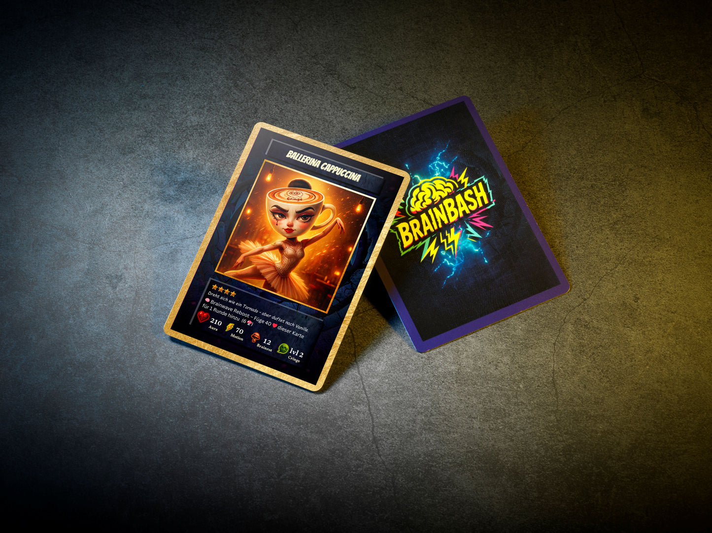 🚨🔥BrainBash Starterset: Brainrot Sammelkarten inkl. Sammlerbox