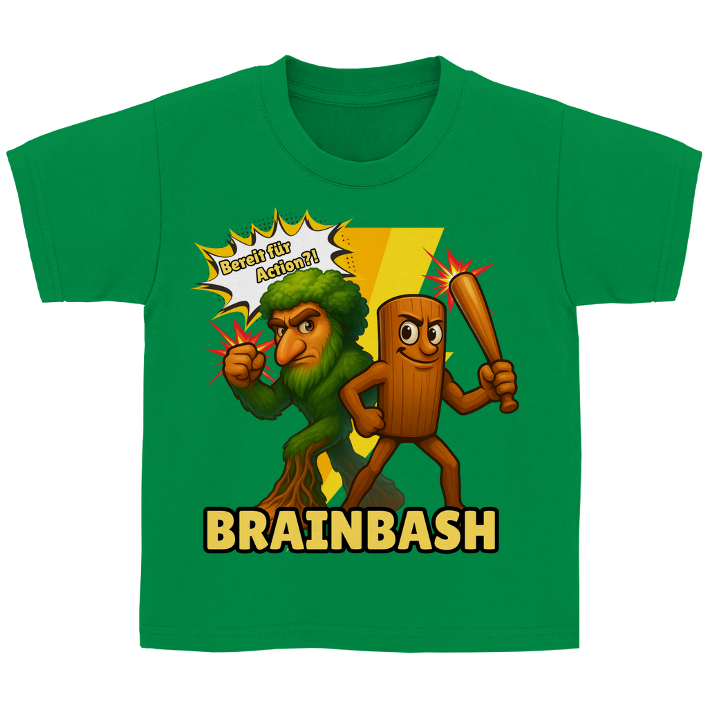 ✨BrainBash Kinder T-Shirt – Team Tung Tung Tung Sahur & Brr Brr Patapim