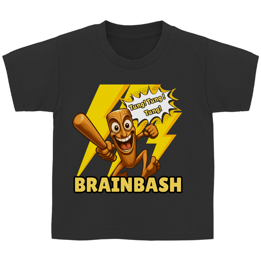 ✨BrainBash Kinder T-Shirt – Tung Tung Tung Sahur