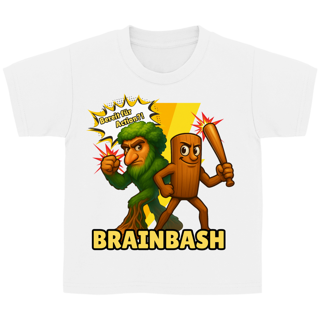 ✨BrainBash Kinder T-Shirt – Team Tung Tung Tung Sahur & Brr Brr Patapim