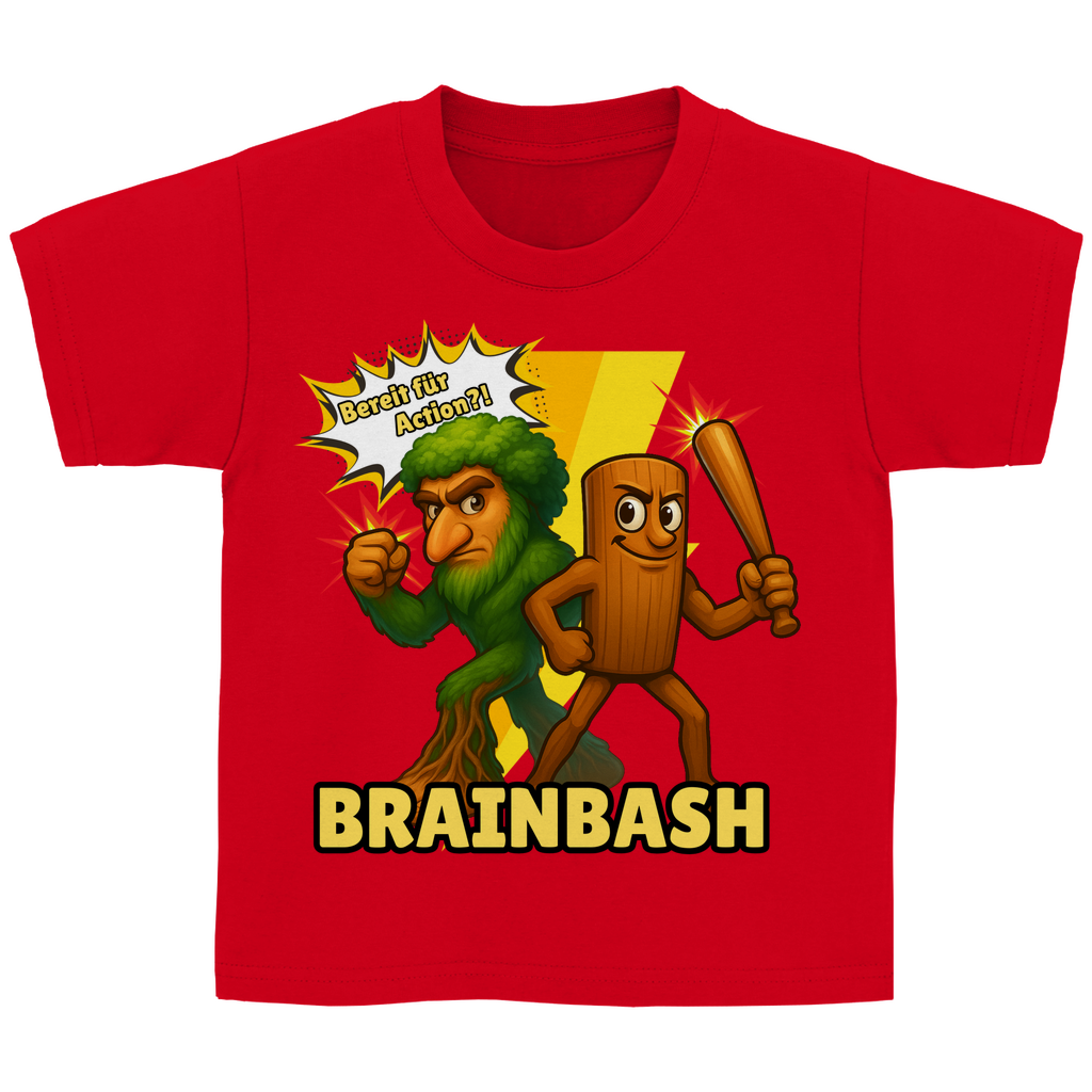 ✨BrainBash Kinder T-Shirt – Team Tung Tung Tung Sahur & Brr Brr Patapim