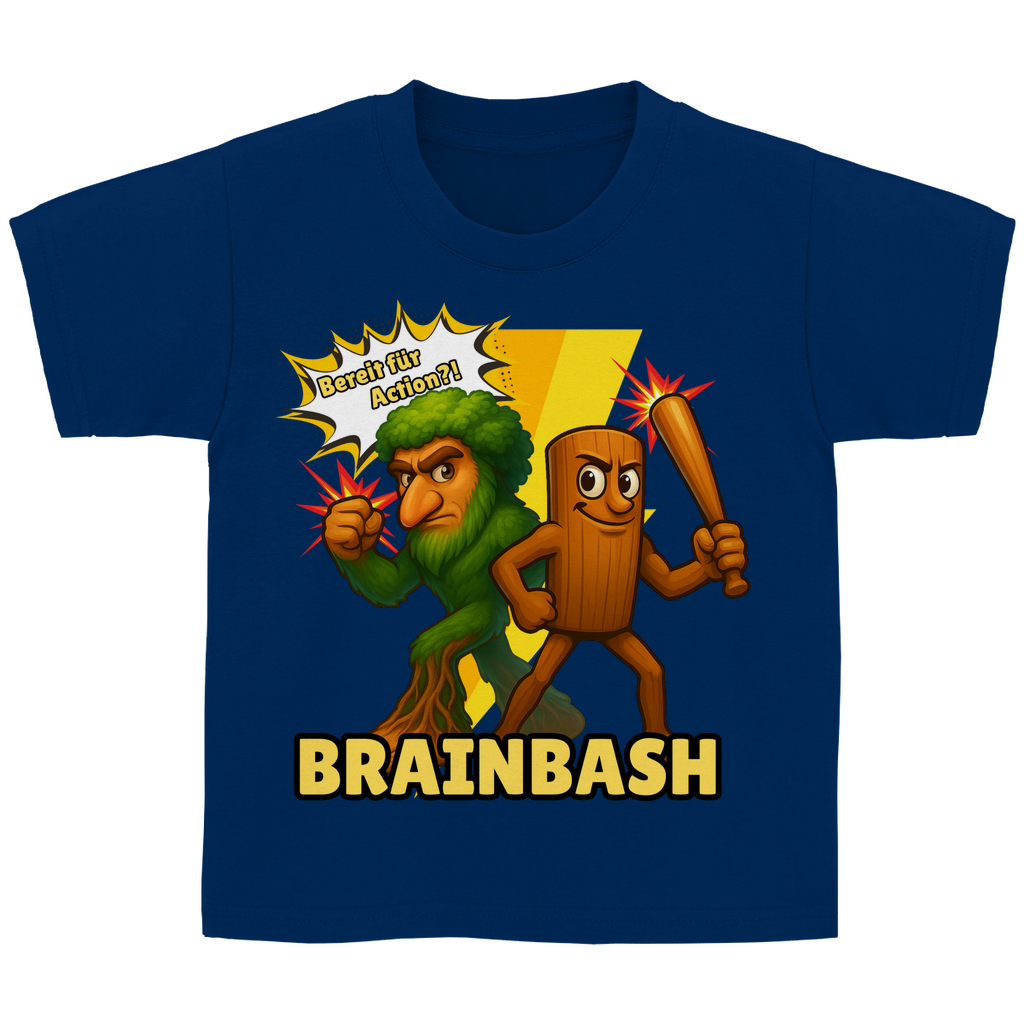 ✨BrainBash Kinder T-Shirt – Team Tung Tung Tung Sahur & Brr Brr Patapim