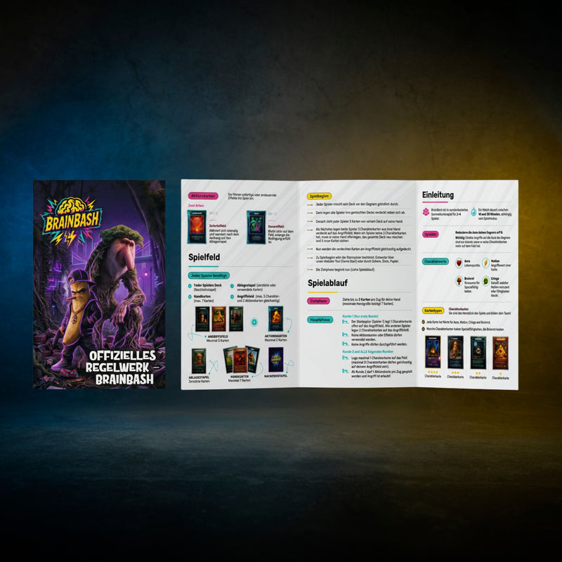 BrainBash Spielanleitung gedruckt – Dein Guide zum Sieg!