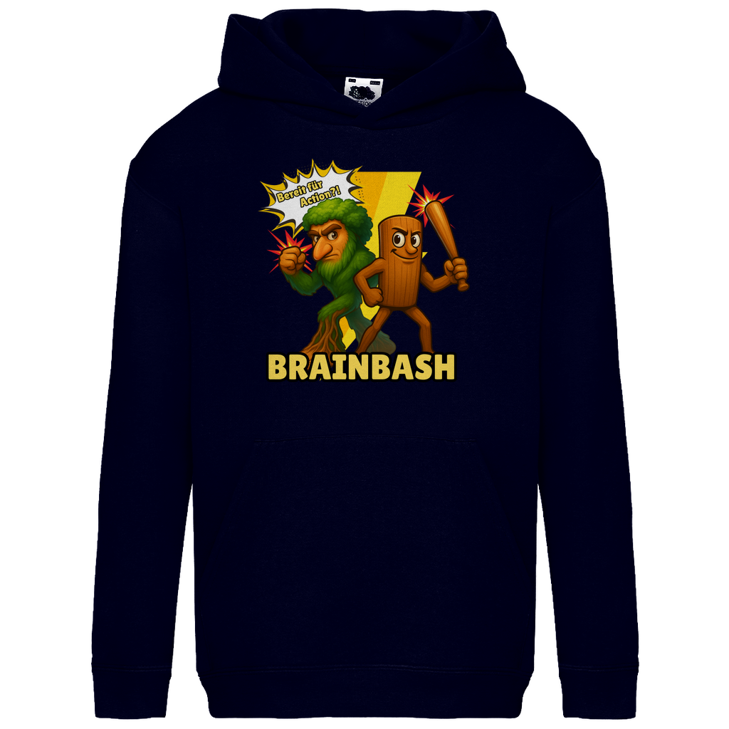 ✨BrainBash Kinder Hoodie – mit Tung Tung Tung Sahur & Brr Brr Patapim