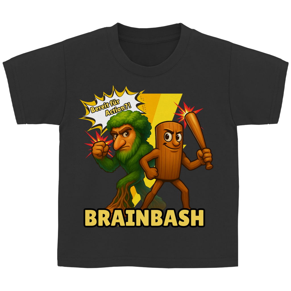 ✨BrainBash Kinder T-Shirt – Team Tung Tung Tung Sahur & Brr Brr Patapim